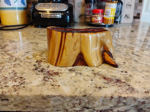 Handgefertigter Zedernholz Visitenkartenhalter, Holz Schreibtisch/Büro Display - Bild 1 von 8