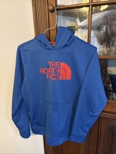 The North Face Hoodie Boy's Extra Large 18/22 Sweatshirt Blue Pullover