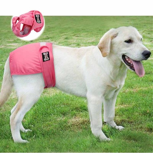 Female/Male Pet Dog Puppy Hygiene Diaper Pants Washable Reusable Nappy Pants - Picture 10 of 15