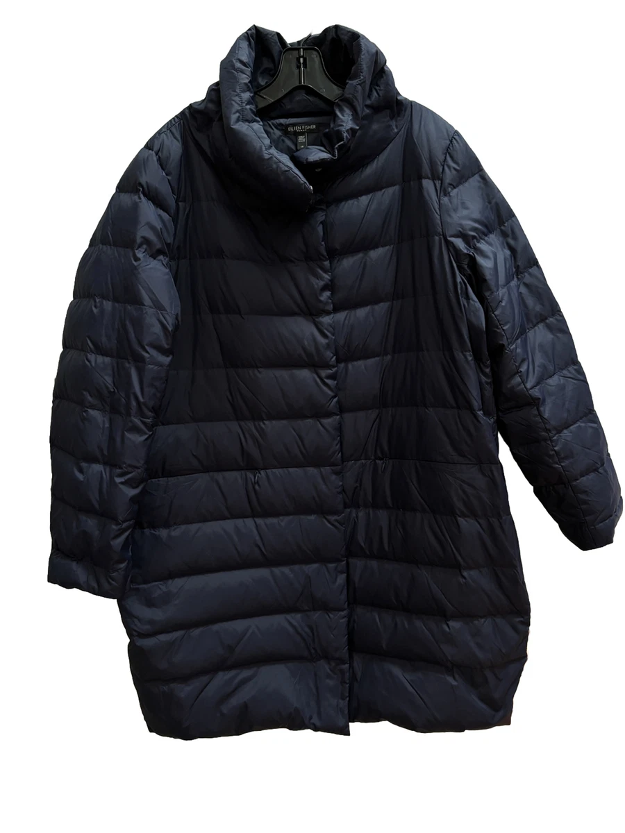 Eileen fisher hotsell down puffer coat