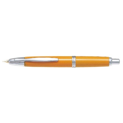 Fountain Pen Capless Deep Yellow Fine Point (F) FCN-1MR-DYF