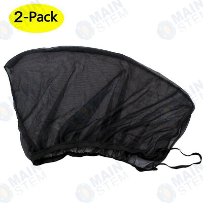 2X Car Side Window Sun Shade Cover Visor Mesh Shield UV Block Sunshade Screen