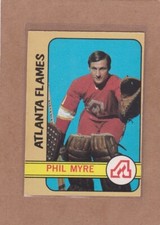1972-73 O PEE CHEE HOCKEY PHIL MYRE ROOKIE #43 FLAMES EX+ *A29858