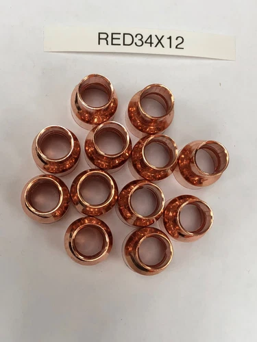 COPPER REDUCER 3/4" X 1/2" INDUSTRY OD SIZE 10 PC