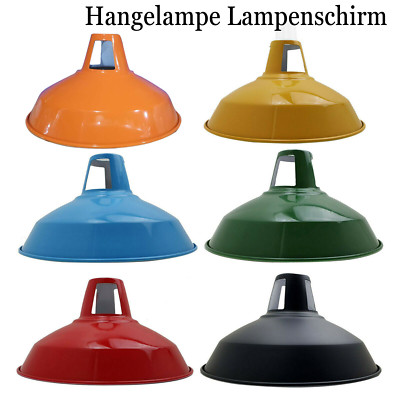 Deckenleuchte Lampenschirm für Hängelampe Metal Barn Slotted Lampshade