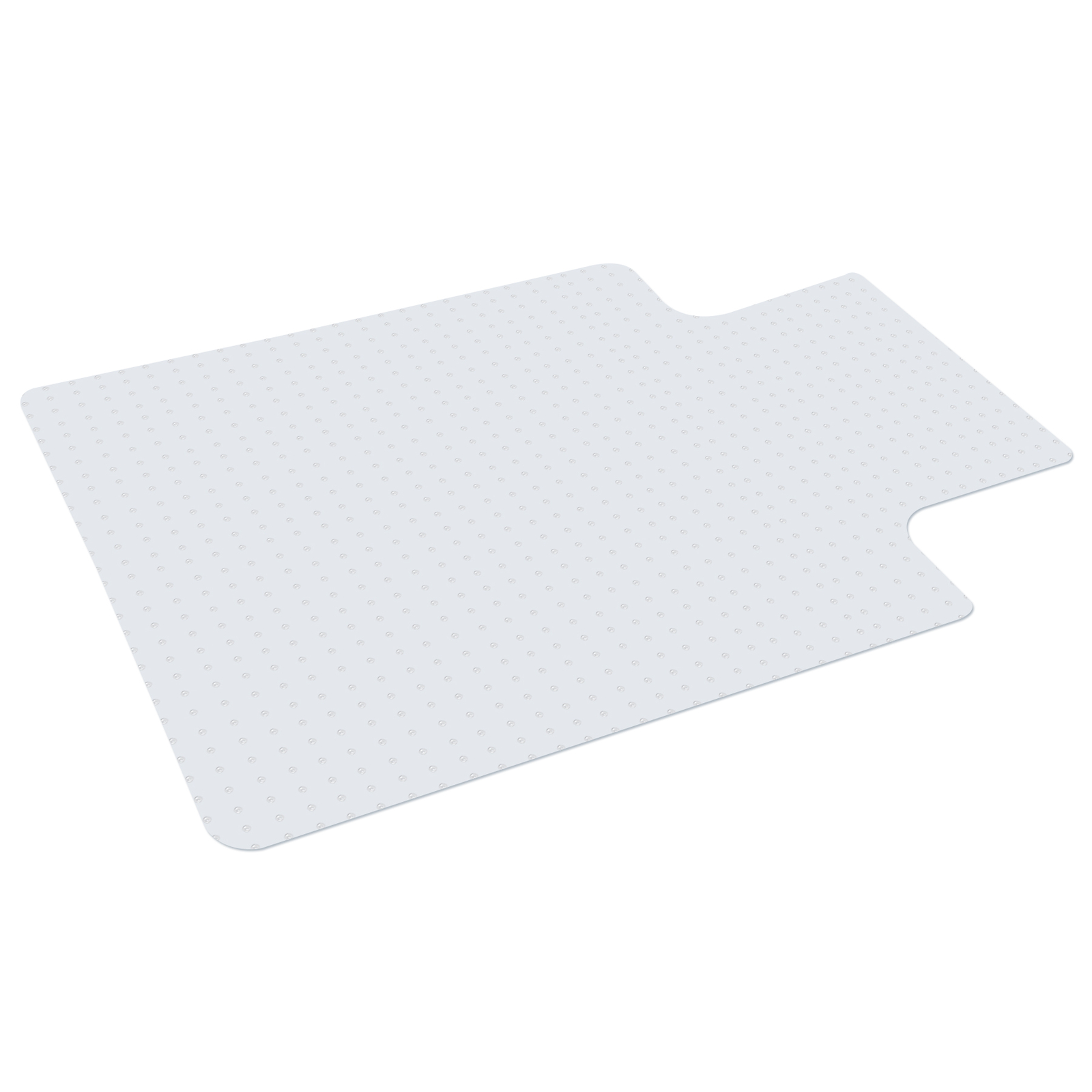3mm PVC Home Office Desk Chair Mat for Hard Floor Protection with Lip for Carpet
