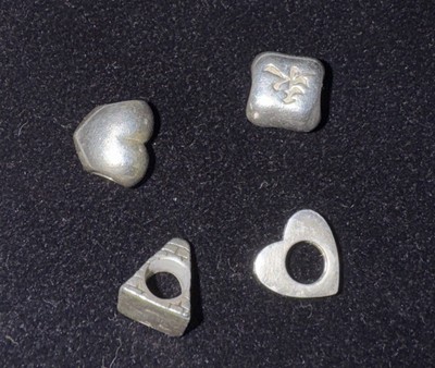 Set 4 Charms  Jette, Pandora  Silber 925