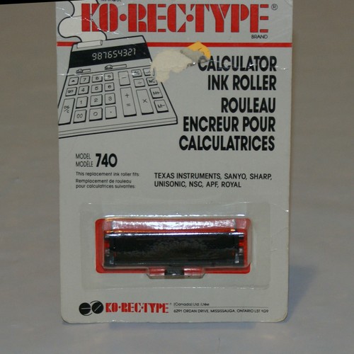 Original Ko Rec Type Calculator Ink Roller model 740 intact eBay