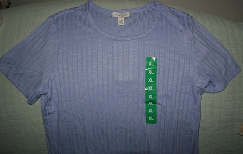 Lucky Brand Vintage America Women's Slub Ribbed Tee Crew Neck - Picture 8 of 10