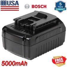 18V 5Ah For Bosch Li-Ion Battery 18Volt BAT609 BAT618 BAT611 BAT620 BAT612 Tools
