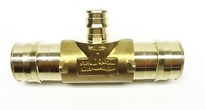 Uponor LF4701150 Propex Lf Brass 1  x 1  x 1/2  Pex Reducing Tee