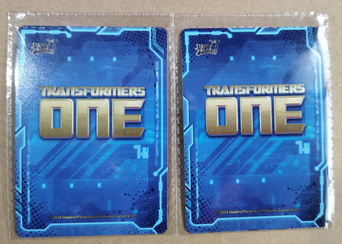 2 Transformers One card-Orion Pax,D-16 TFO01-PR-003,004(chinese