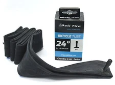 Deli Bicycle Inner Tube 24x2.125 - 2.30 inch , Schrader Valve