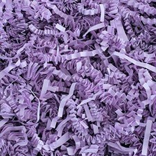Crinkle Cut Paper Shred Filler 1/2 LB for Gift Wrapping Filling - Lavender