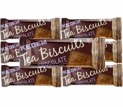 Kedem Chocolate Flavor Tea Biscuits, 4.2oz (Pack of 6)
