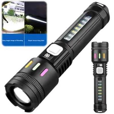 950000000 Lumen Super Bright LED Tactical Flashlight Rechargeable LED Work Light