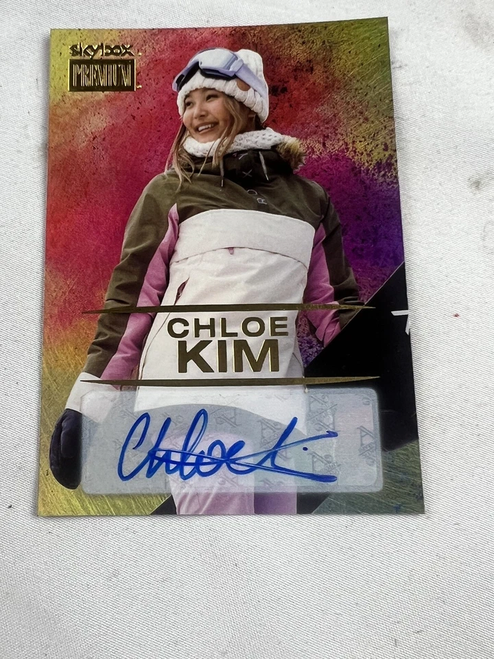 Chloe Kim IP Signed Skybox Card Autographed Snowboarding - Image 2 of 4