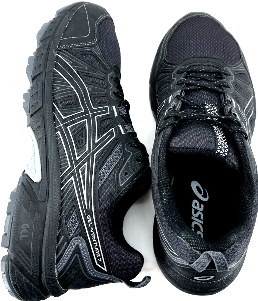 NEW Asics Gel-Venture 7 1011A561 Black Running Sneaker Shoes NEW Asics Gel-Venture 7 1011A561 Black Running Sneaker Shoes