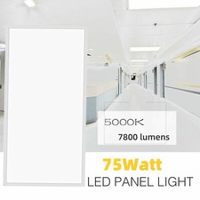 4 PACK 2x4FT LED Drop Ceiling Light 75W 5000K 7800LM Troffer Panel Flat Lighting
