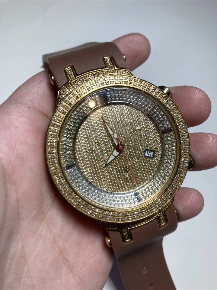 JOE RODEO MASTER All Stainless Steel w/ Diamonds Chronograph Swiss Men’s Watch - Image 4 of 4