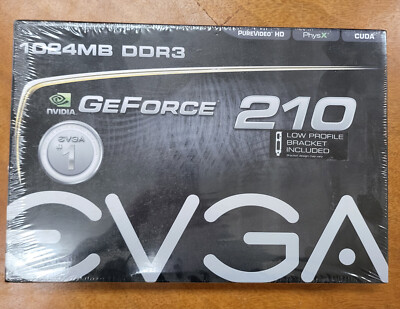 Retro WinXP Gaming GPU EVGA GeForce 210 DDR3 SEALED