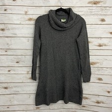 Anthropologie Gray Wool Blend Cowlneck Sonoran Sweater Dress Size Small
