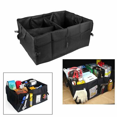 Car Trunk SUV Cargo Organizer Foldable Collapsible Multipurpose Storage Box Bag