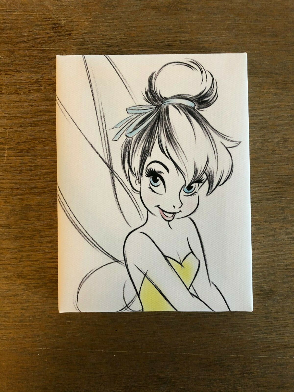 Fée Clochette Tinkerbell tableau canvas Disney pour chambre d'enfant