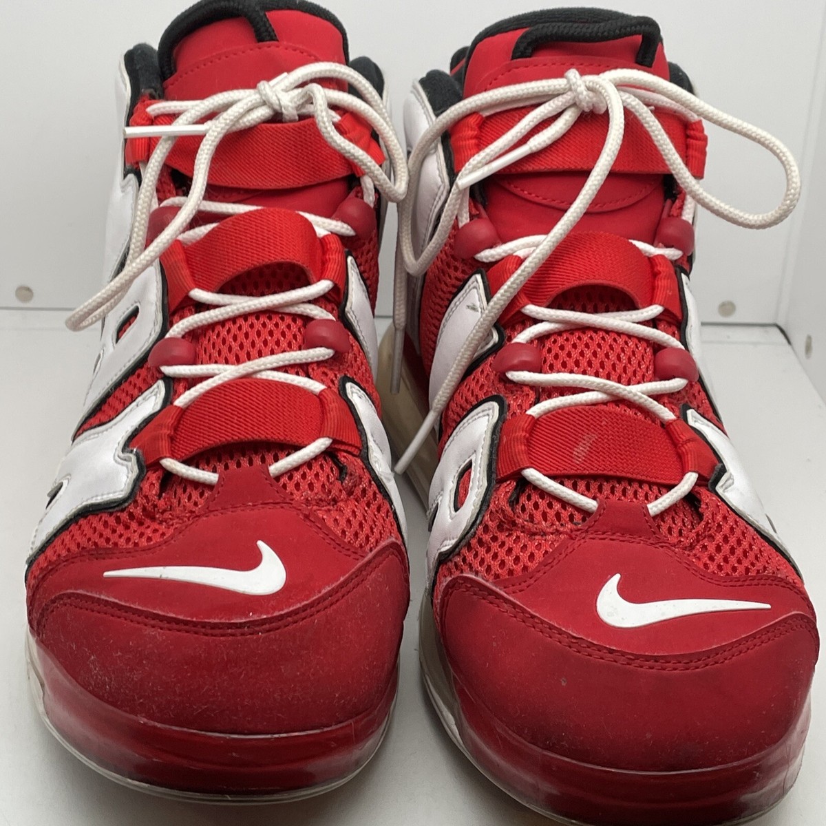 Size 12 - Nike Air More Uptempo 720 University Red Pre-Owned