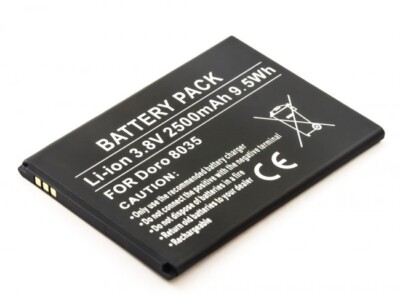 3,8V Akku  für Doro 8035 DSB-0170 - ersetzt DBT-2500A - 2500mAh