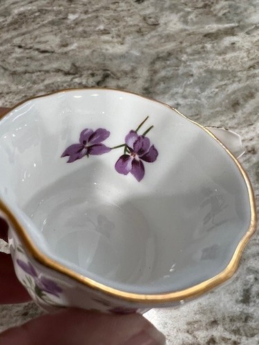 Hammersley Bone China Miniature Creamer And Sugar England Vintage - Picture 4 of 5