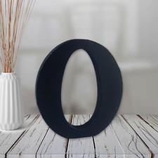 4 Inch Black Wood Letters Unfinished Wood Letters for Halloween Decorative Stand