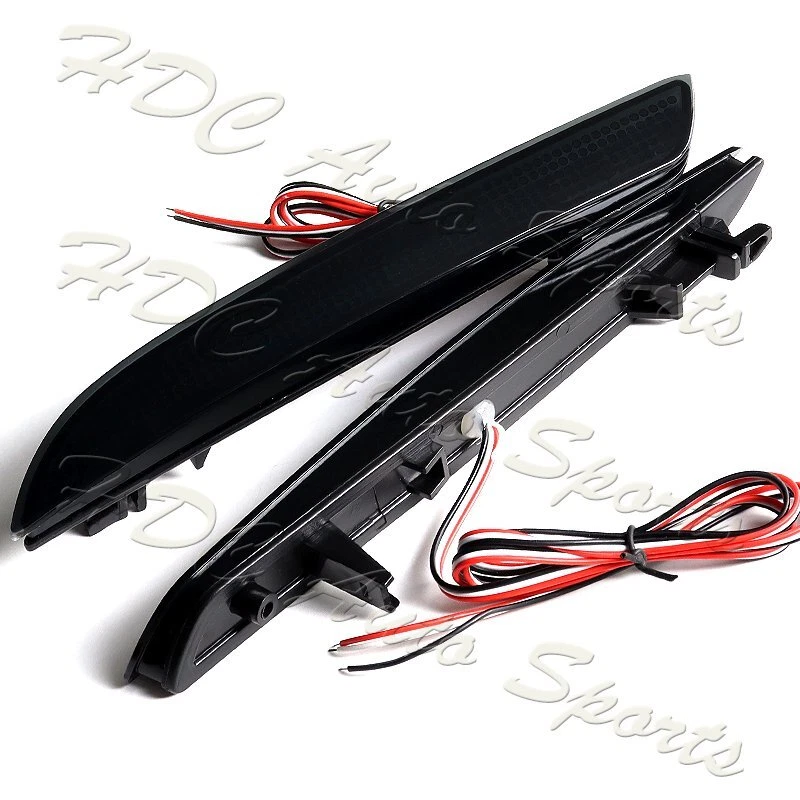 For 2011-2014 Honda CR-Z/CR-V JDM Red Lens LED Bumper Backup Brake Lights Lamp - Image 2 of 4