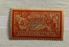 Timbre France 1900 neuf*. YT 119d papier GC. Trace Charnière légère. 4 photos.