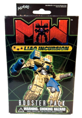 Mech Warrior Liao Incursion Booster Pack 2003 Wizkids  Factory Sealed