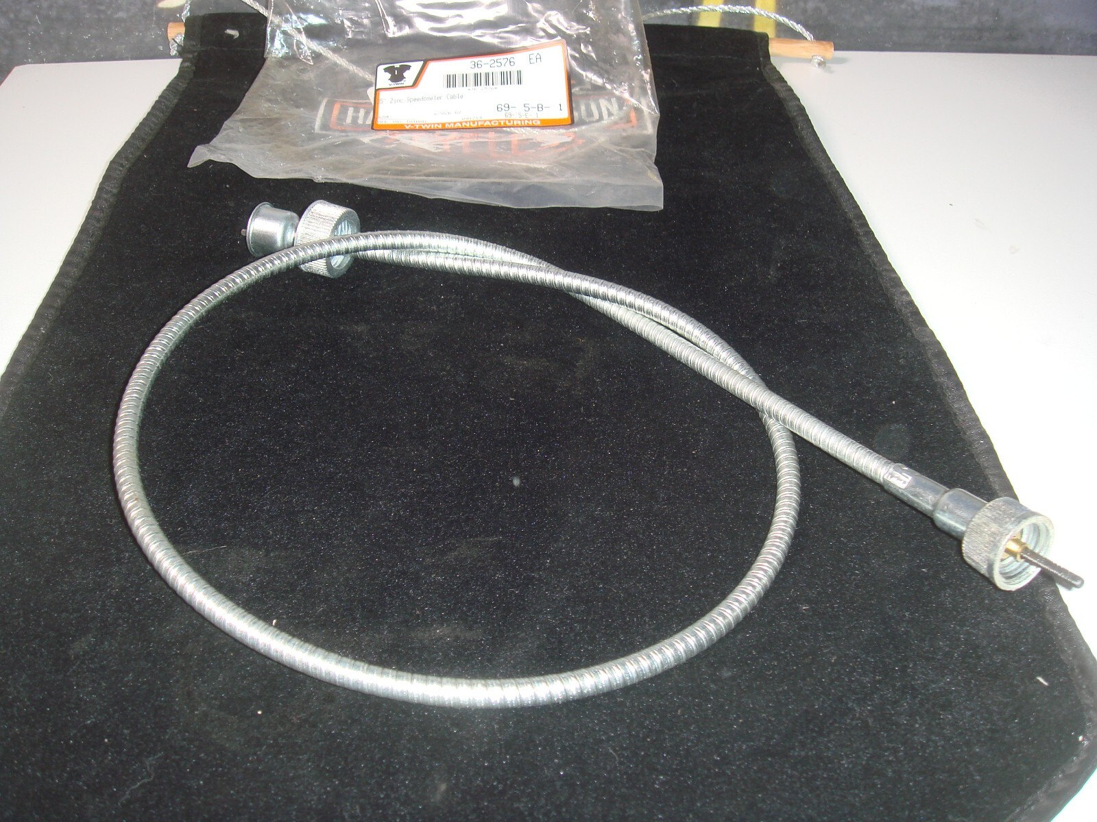 Harley Speedometer Cable 35" Zinc Pan Shovel 6283 FX FLH FLHS VTwin