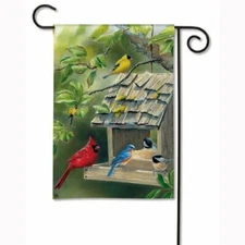 Breeze Art Premium Garden  Flag Backyard Feeder 35963 12.5" x 18, New in Package