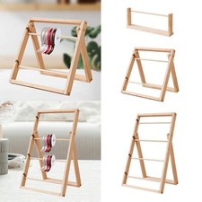 Wood Ribbon Organizer Ribbon Storage Rack Space Saving Spool Dispenser Ribbon
