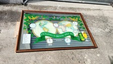 Stupendo Grande Quadro A Specchio Da Collezione Pubblicitario Birra Grolsch