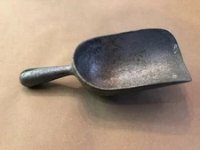 Vintage 8" Solid Aluminum # 0 Scoop Grain Feed Flour Sugar