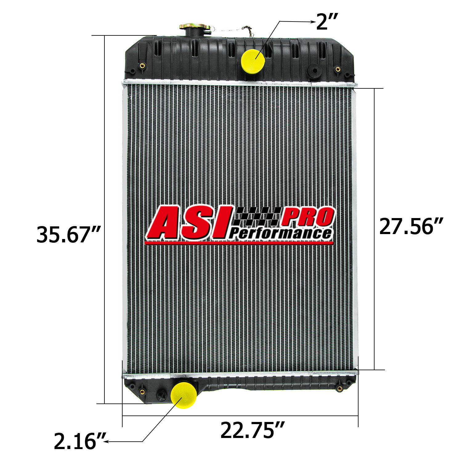 Aluminum Core Generator Radiator for Perkins 2485B2834