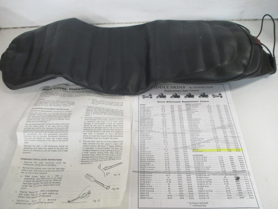 Nueva funda de asiento de repuesto para sillines Honda CB 360 1974-1976 bonita Foto 2 de 4