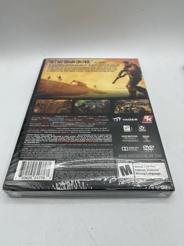 Spec Ops: The Line (PC, DVD) Brand New & Factory Sealed – Premium Edition STEAM - Image 3 of 3