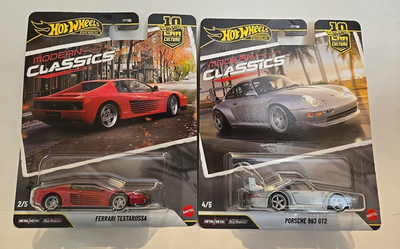 Hot Wheels Modern Classics Porsche 993 GT2 & Ferrari Testarossa