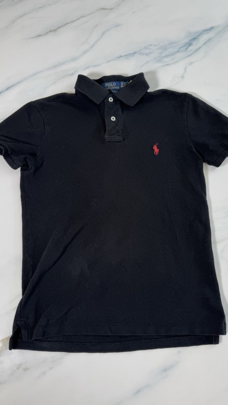 Polo Ralph Lauren Men’s Black Polo Shirt Custom Slim XS