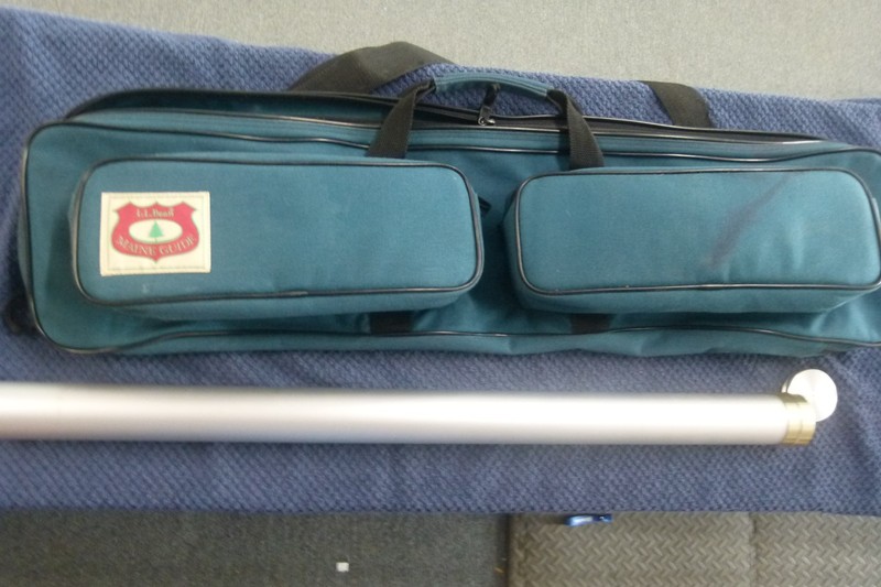 VINTAGE LL BEAN MAINE GUIDE X 114 TRAVEL ROD CASE WITH ROD TUBE