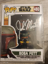 JOHN MORTON SIGNED STAR WARS BOBA FETT FUNKO POP #480 PRISTINE AUTHENTICS CERT