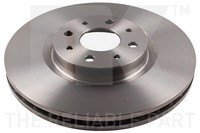 2X NK Bremsscheibe 202344 FüR Alfa Bravo Stilo Lancia Mito Fiat 2 VAN Multi 500E