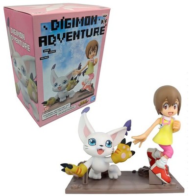 DIGIMON ADVENTURE HIKARI UND GATOMON ACTIONFIGUR BANPRESTO PVC 15CM