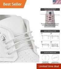 Elastic Shoelaces for ON Cloud 5 6 No Tie Replacements Shoes Laces Stretchy...